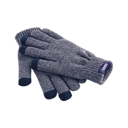 Edinburgh's Hogmanay Touchscreen Smart Gloves - Heather Navy